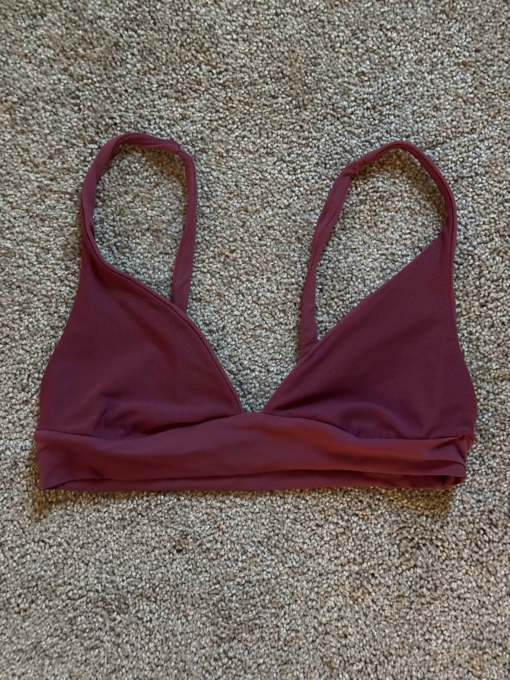 Women's Burgundy Bralette